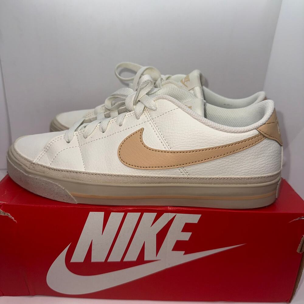 Nike Court Legacy NN Running Sneakers Women's Size US 9 White Lace-Up DH3161-112